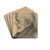 Adolph Menzel by Karl Stauffer-Bern Drink Coasters - set of 4