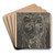 Christus met doornenkroon by Lodewijk Schelfhout Art Drink Coaster set Christus met doornenkroon by Lodewijk Schelfhout Art Drink Coaster set