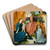 Virgin and Child with Saint Anne, Saint Gereon, and a Donor by Barthel Bruyn the Elder Art Drink Coaster set