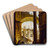 Dmolition d'un difice composite by Pierre-Antoine Demachy Art Drink Coaster set