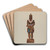 Cigar Store Indian by Einar Heiberg Art Drink Coaster set