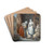 La Paysanne querelle par sa mre by Pierre-Antoine Baudouin Drink Coasters - set of 4