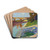 Munich - The Isar by Wassily Kandinsky Drink Coasters - set of 4