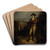 Robert Burns, Poet by Alexander Nasmyth Art Drink Coaster set Robert Burns, Poet by Alexander Nasmyth Art Drink Coaster set
