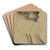Danseuse vue de dos by Edgar Degas Art Drink Coaster set