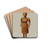 Doll by John Sullivan Drink Coasters - set of 4
