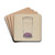 Tumbler by Gertrude Lemberg Drink Coasters - set of 4