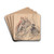 Bosniaken by Joseph Anton Strassgschwandtner Drink Coasters - set of 4
