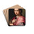 Saint Mary Magdalene holding an ointment vessel by Domenico Puligo Drink Coasters - set of 4