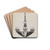 Chandelier by Florence Huston Drink Coasters - set of 4