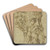 Mnnlicher Kopf mit langem geteiltem Bart dreiviertel nach rechts by Baccio Bandinelli Art Drink Coaster set Mnnlicher Kopf mit langem geteiltem Bart dreiviertel nach rechts by Baccio Bandinelli Art Drink Coaster set