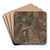 The Virgin and Child with Two Male Saints by Giacomo Cavedone Art Drink Coaster set