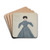 Doll and Dress by Mary E. Humes Drink Coasters - set of 4