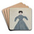 Doll and Dress by Mary E. Humes Art Drink Coaster set