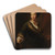 Selbstbildnis by Antoine Pesne Art Drink Coaster set