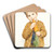 The Little Boy With The Big Carrot by Albert Anker Art Drink Coaster set