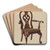 Armchair by M. Rosenshield-von-Paulin Art Drink Coaster set