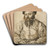 Portrait of a Bearded Man by Tobias Stimmer Art Drink Coaster set