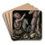 The Infant Christ and Saint John the Baptist by Lucas Cranach the Elder Art Drink Coaster set