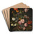 A Still Life With Parrot Tulips, Poppies, Roses, Snow Balls, And Other Flowers In A Glass Vase OverA Stone Ledge by Cornelis Kick Art Drink Coaster set A Still Life With Parrot Tulips, Poppies, Roses, Snow Balls, And Other Flowers In A Glass Vase OverA Stone Ledge by Cornelis Kick Art Drink Coaster set
