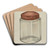 Shaker Sugar Jar by Charles Goodwin Art Drink Coaster set Shaker Sugar Jar by Charles Goodwin Art Drink Coaster set