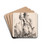 Deuxime Suite des Figures by Philip James de Loutherbourg Drink Coasters - set of 4 Deuxime Suite des Figures by Philip James de Loutherbourg Drink Coasters - set of 4