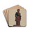 Cigar Store Indian by Henry Granet Drink Coasters - set of 4