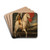 Saint Louis of Toulouse on horseback by Giuseppe Cesari Drink Coasters - set of 4