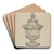 Sugar Bowl by Henry Moran Art Drink Coaster set