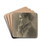 Podobize eny opretej o av ruku by kos Aranyossy Drink Coasters - set of 4