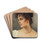 A Young Beauty by Eugen von Blaas Drink Coasters - set of 4