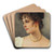 A Young Beauty by Eugen von Blaas Art Drink Coaster set