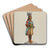 Cigar Store Indian by Lucille Lacoursiere Art Drink Coaster set