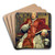 Portrait of pope Clement XIII by Anton Raphael Mengs Art Drink Coaster set
