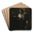Reading by candlelight by Thodule Ribot Art Drink Coaster set Reading by candlelight by Thodule Ribot Art Drink Coaster set