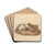 The Bull Dog by Sydenham Edwards Drink Coasters - set of 4