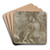 Hercules and Dejanira by Hendrick Goltzius Art Drink Coaster set