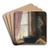 By the Window by Alvar Cawn Art Drink Coaster set By the Window by Alvar Cawn Art Drink Coaster set