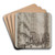 Lower Broadway by William Walcot Art Drink Coaster set