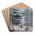 Rednal Wood, Winter by Elijah Walton Art Drink Coaster set