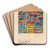 Bunte Stadt by Karl Wiener Art Drink Coaster set