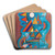 Standing by Wassily Kandinsky Art Drink Coaster set