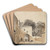 Ruined Gateway at Kilmallock by Thomas Crofton Croker Art Drink Coaster set