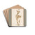 Standing Man in a Turban, Holding a Sword by Giovanni Battista Tiepolo Drink Coasters - set of 4