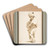 Standing Man in a Turban, Holding a Sword by Giovanni Battista Tiepolo Art Drink Coaster set