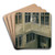 Interior of Courtyard, Strandgade 30 by Vilhelm Hammershi Art Drink Coaster set
