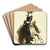 Full-length Portrait of a Woman by Dante Gabriel Rossetti Art Drink Coaster set