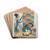 The Fatal Blow, John Bull Overburthen'd by William O'Keefe Drink Coasters - set of 4