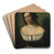 Portrait of a Lady as Mary Magdalen by Bartolomeo Veneto Art Drink Coaster set