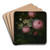 Roser og blomstrende Myrther by Johan Laurentz Jensen Art Drink Coaster set